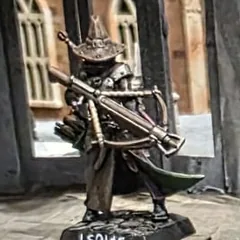 Isolde, a witch hunter with a crossbow